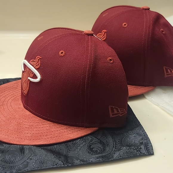 Rare Miami Heat Suede Brim Snapback - Picture 7 of 13